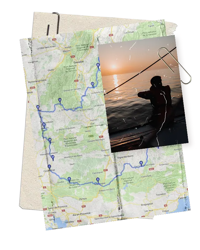 carte postale footer