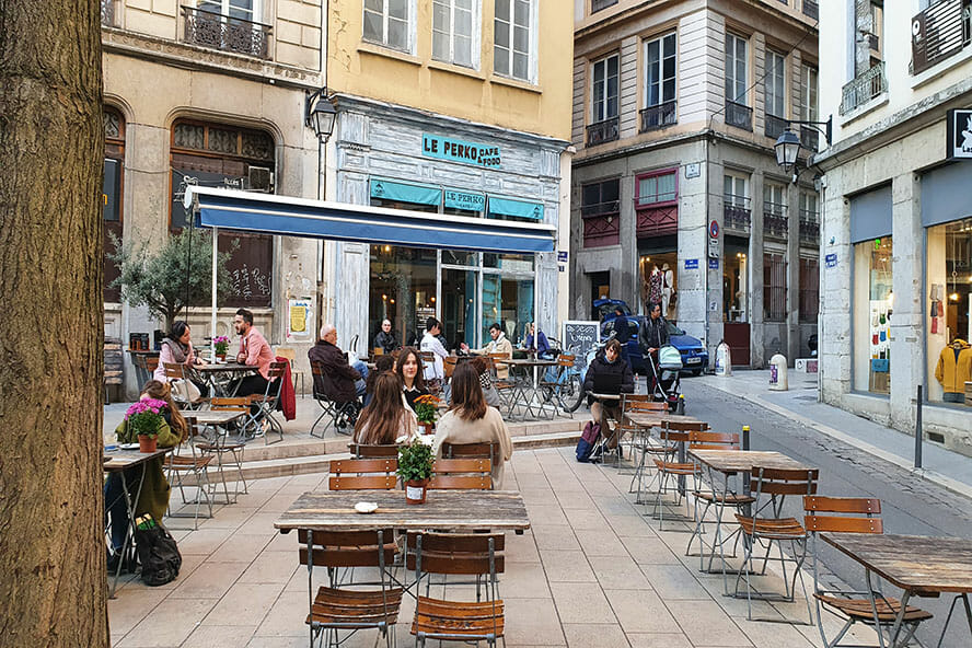 terrasse café Lyon 