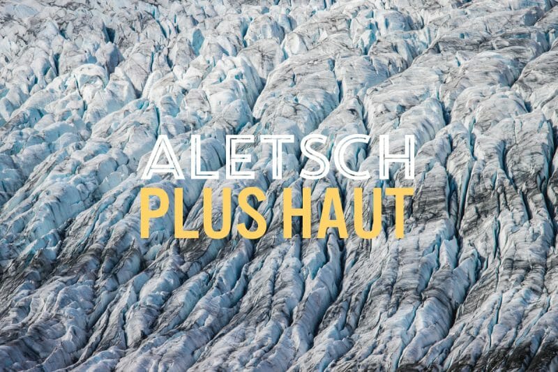 idée de week end en valais en suisse : randonner sur un glacier