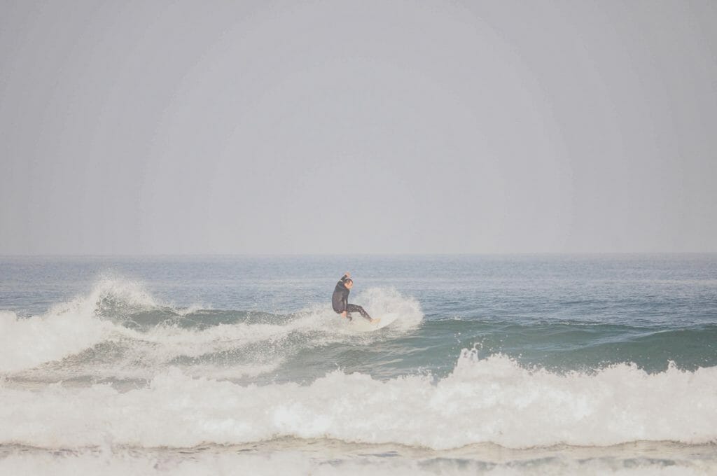 où surfer Landes automne