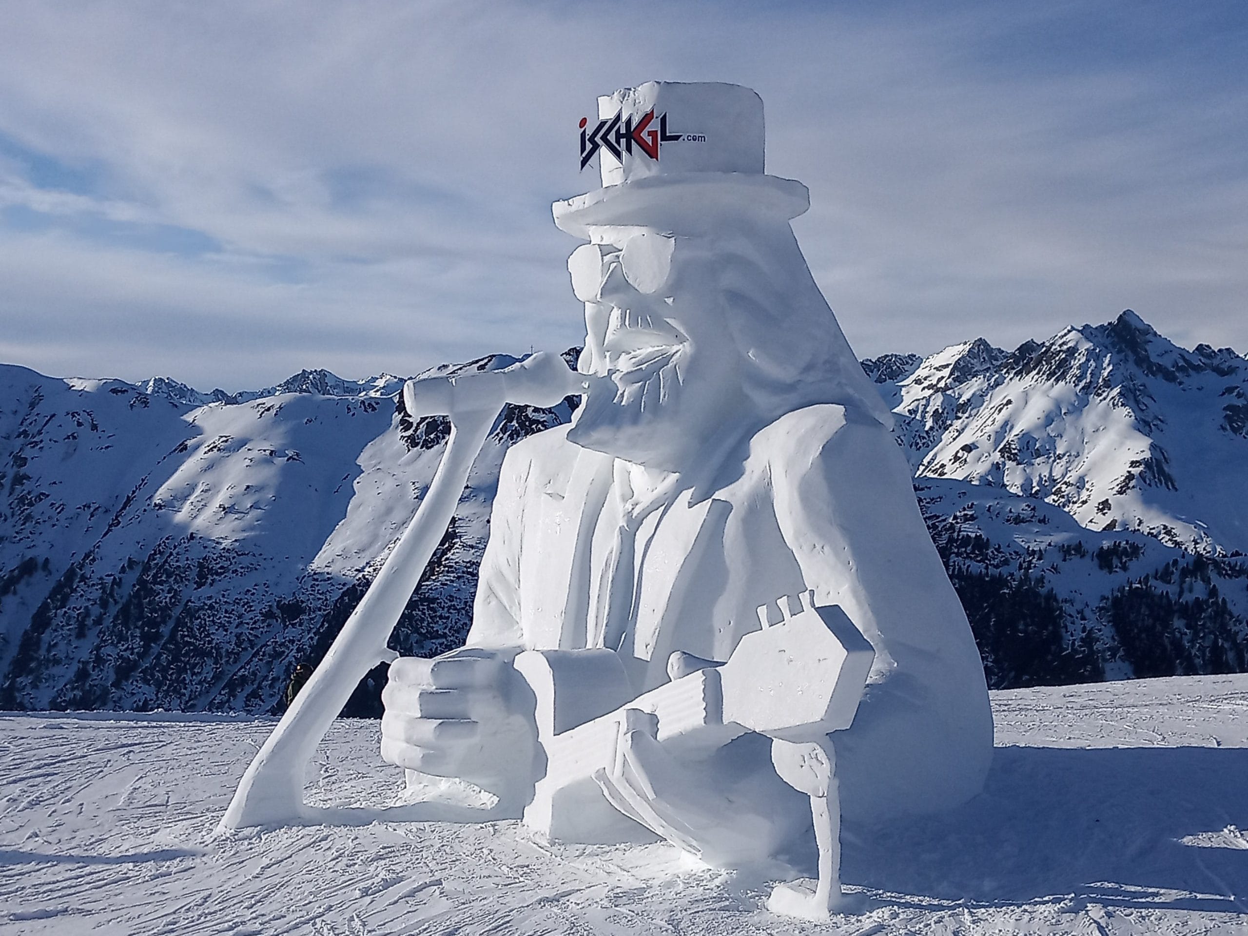 Sculpture de neige