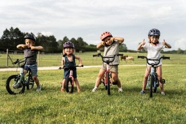 enfants et vélos