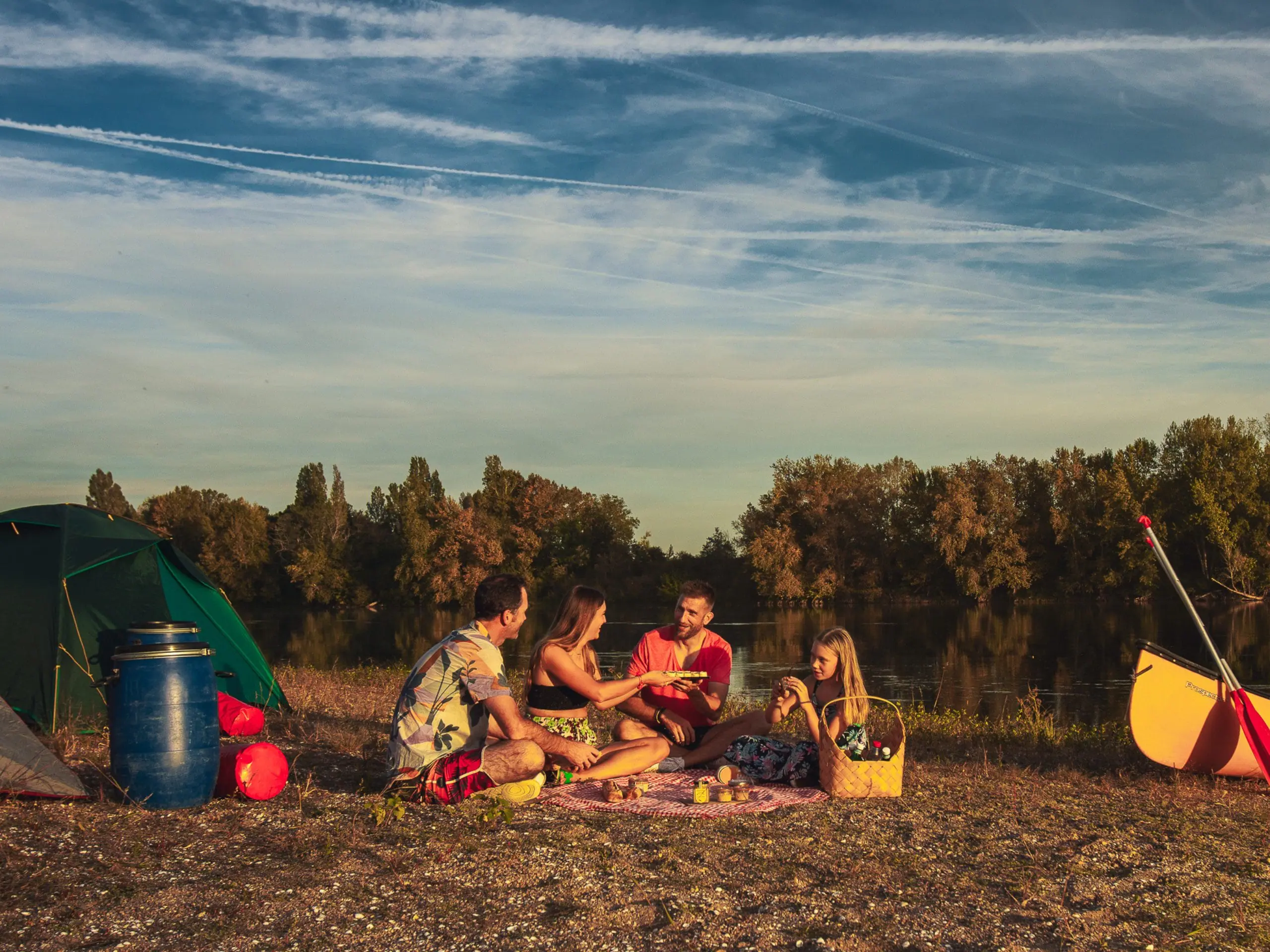 Canoë-bivouac sur la Loire