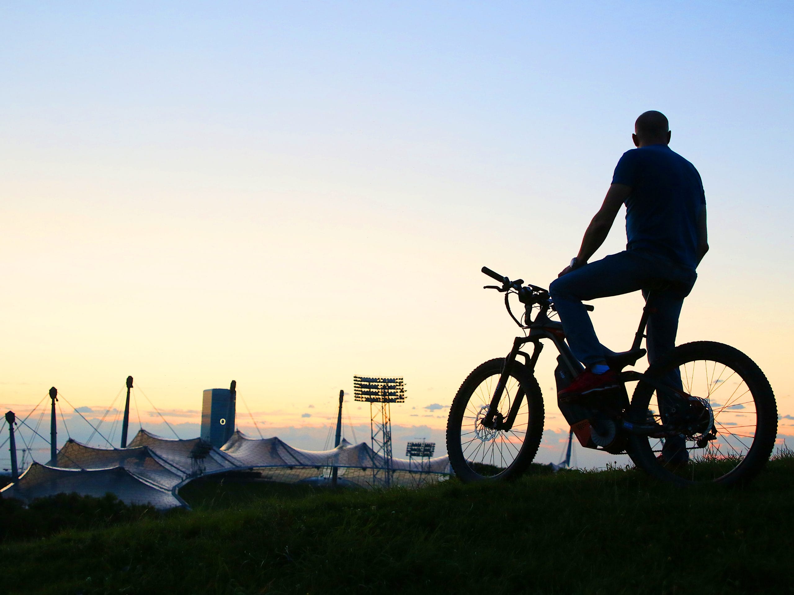 Munich parc olympique à vélo