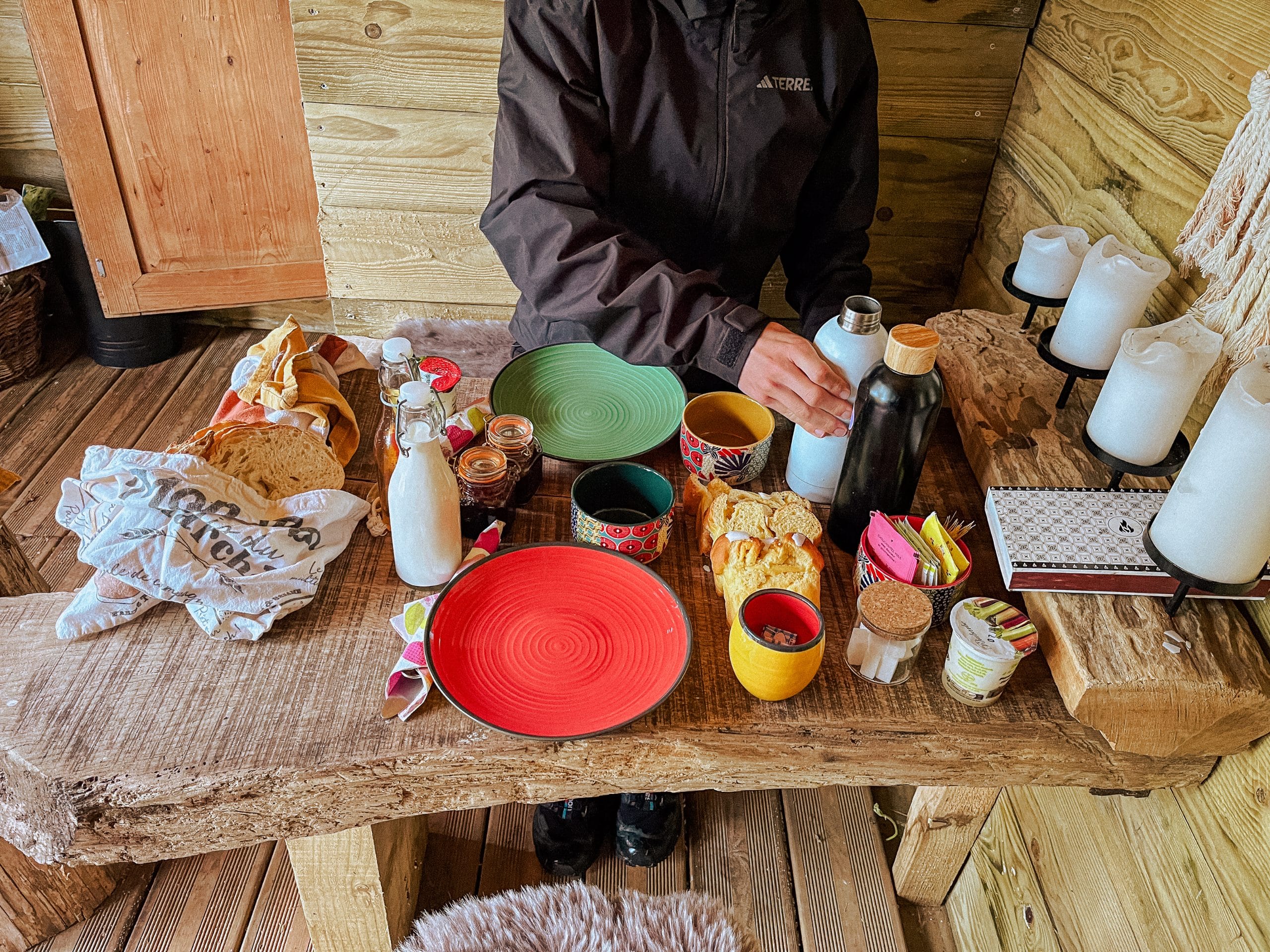 Petit déjeuner aux roulottes