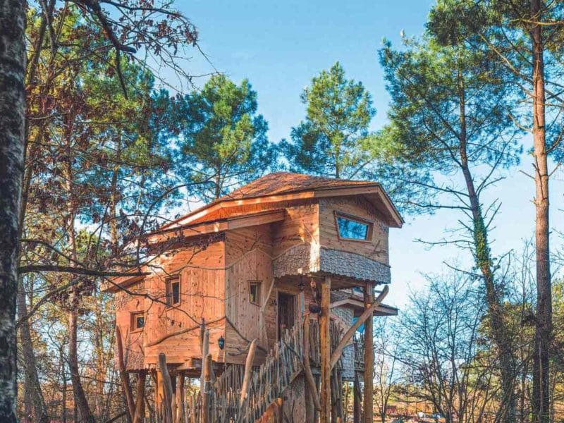 cabane en pleine nature