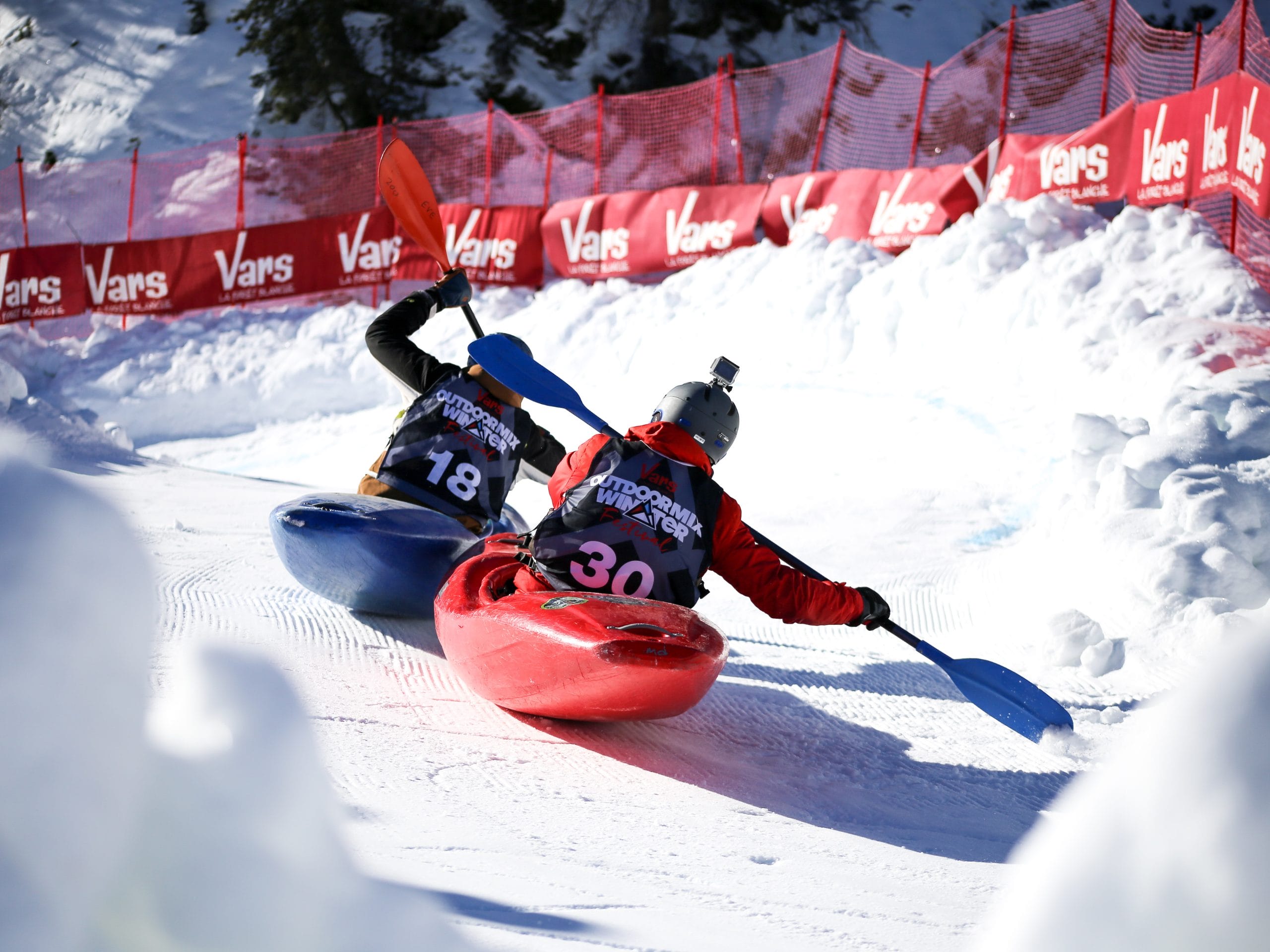 Kayak sur neige