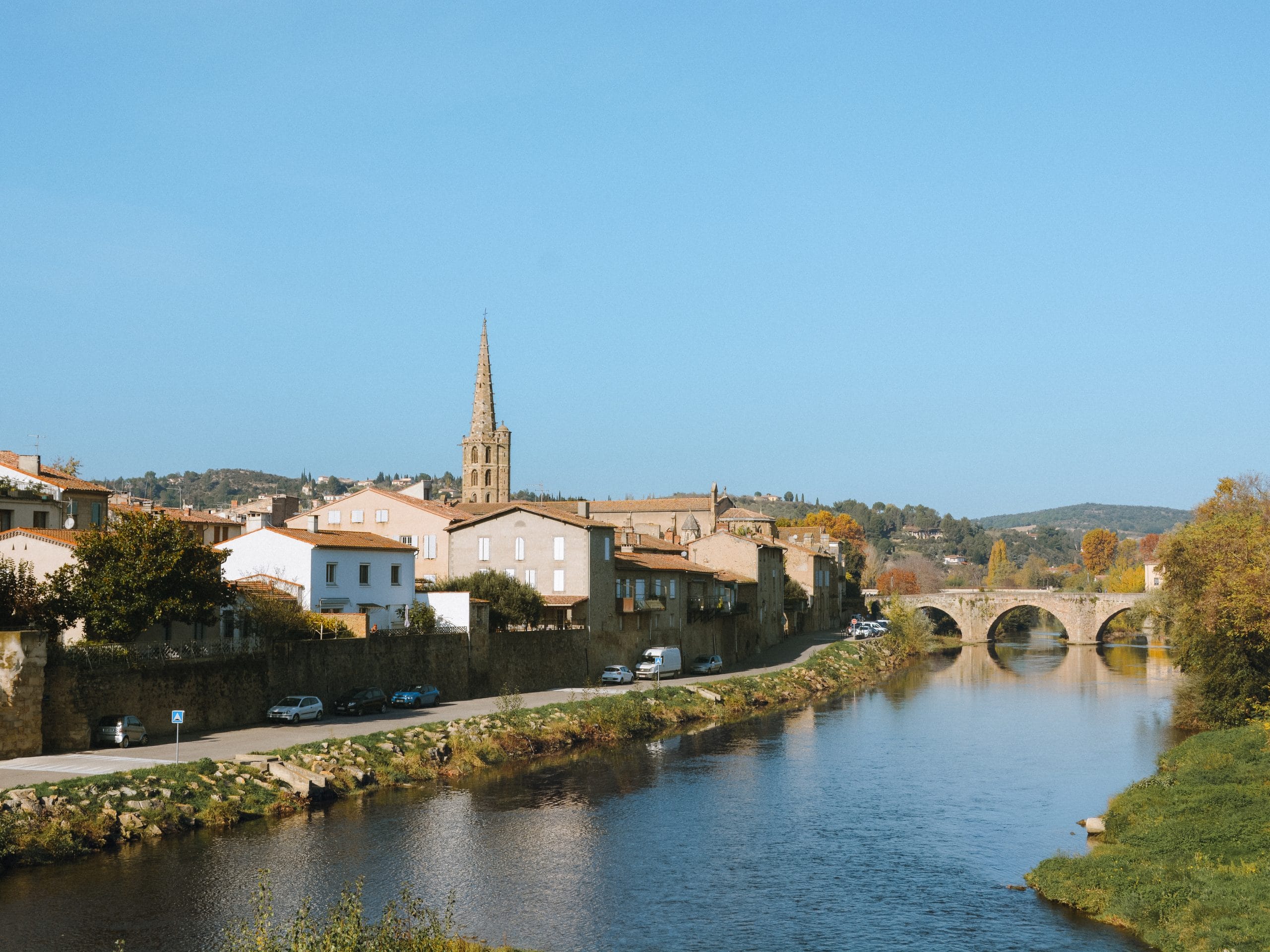 Vue sur la ville de Limoux