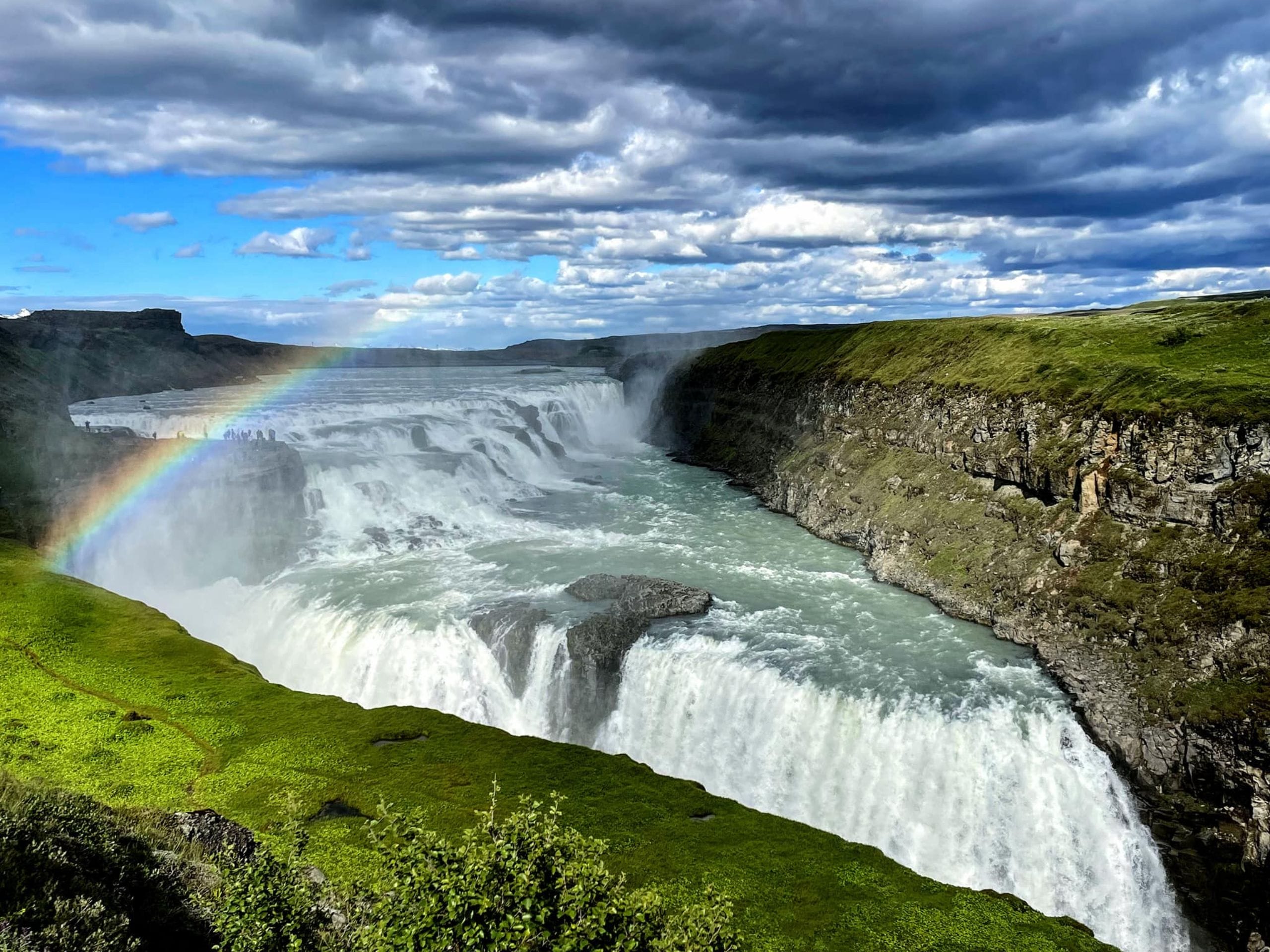 Cascade de Gullfoss en Islande