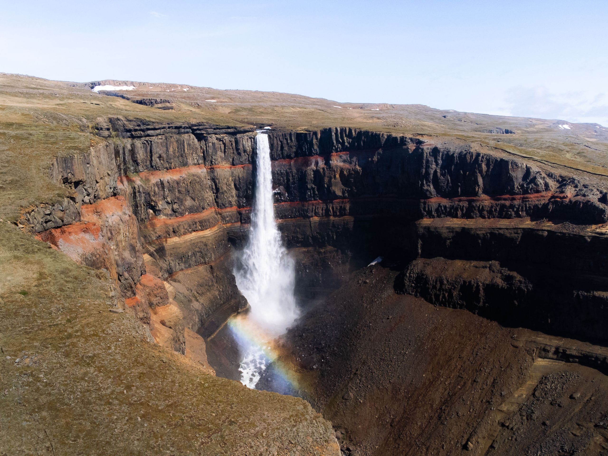 Cascade Hengifosse en Islande