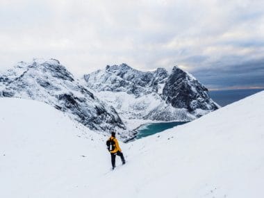 Randonnée dans la neige