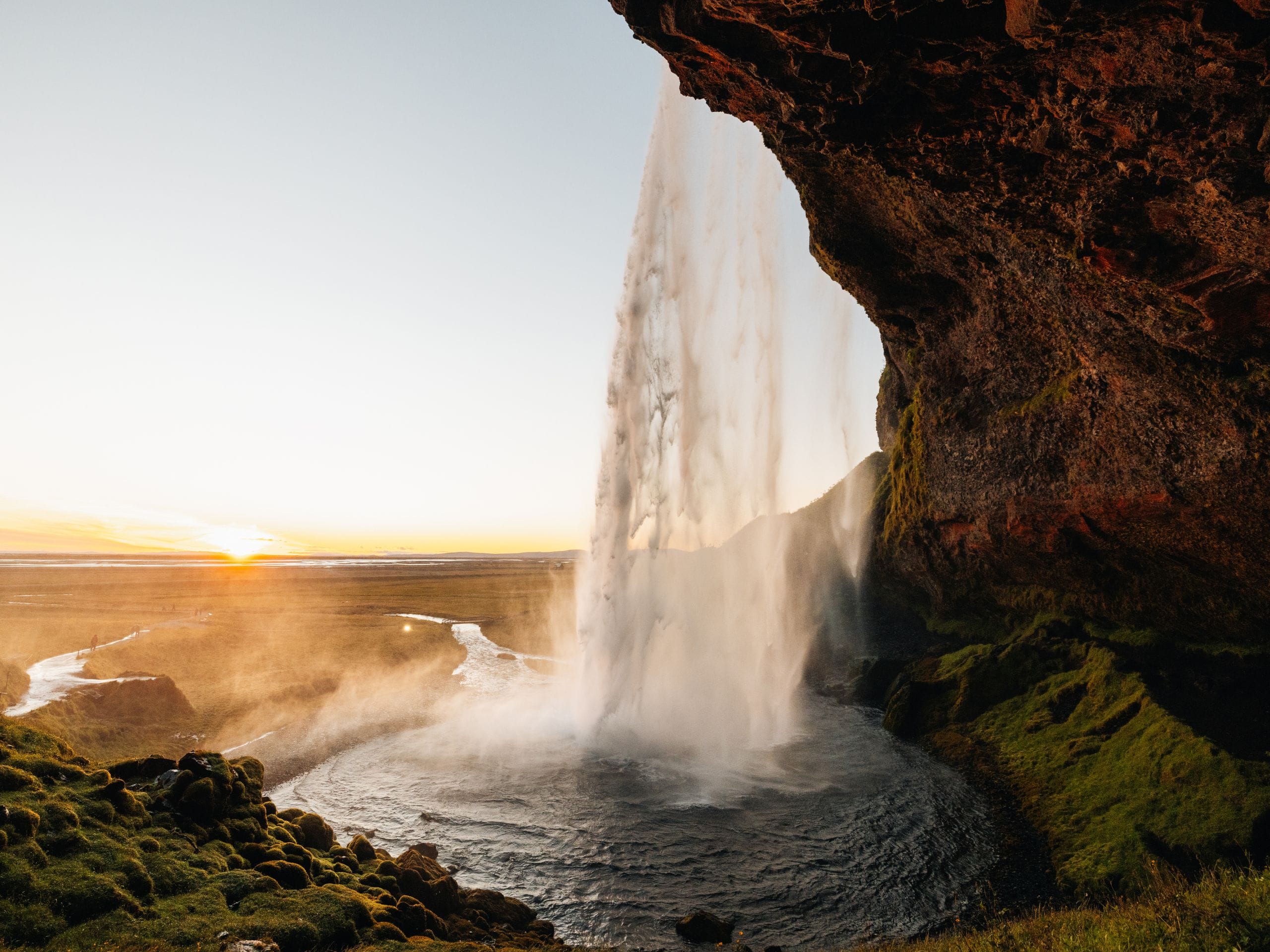 Cascade Seljalandsfoss en Islande.