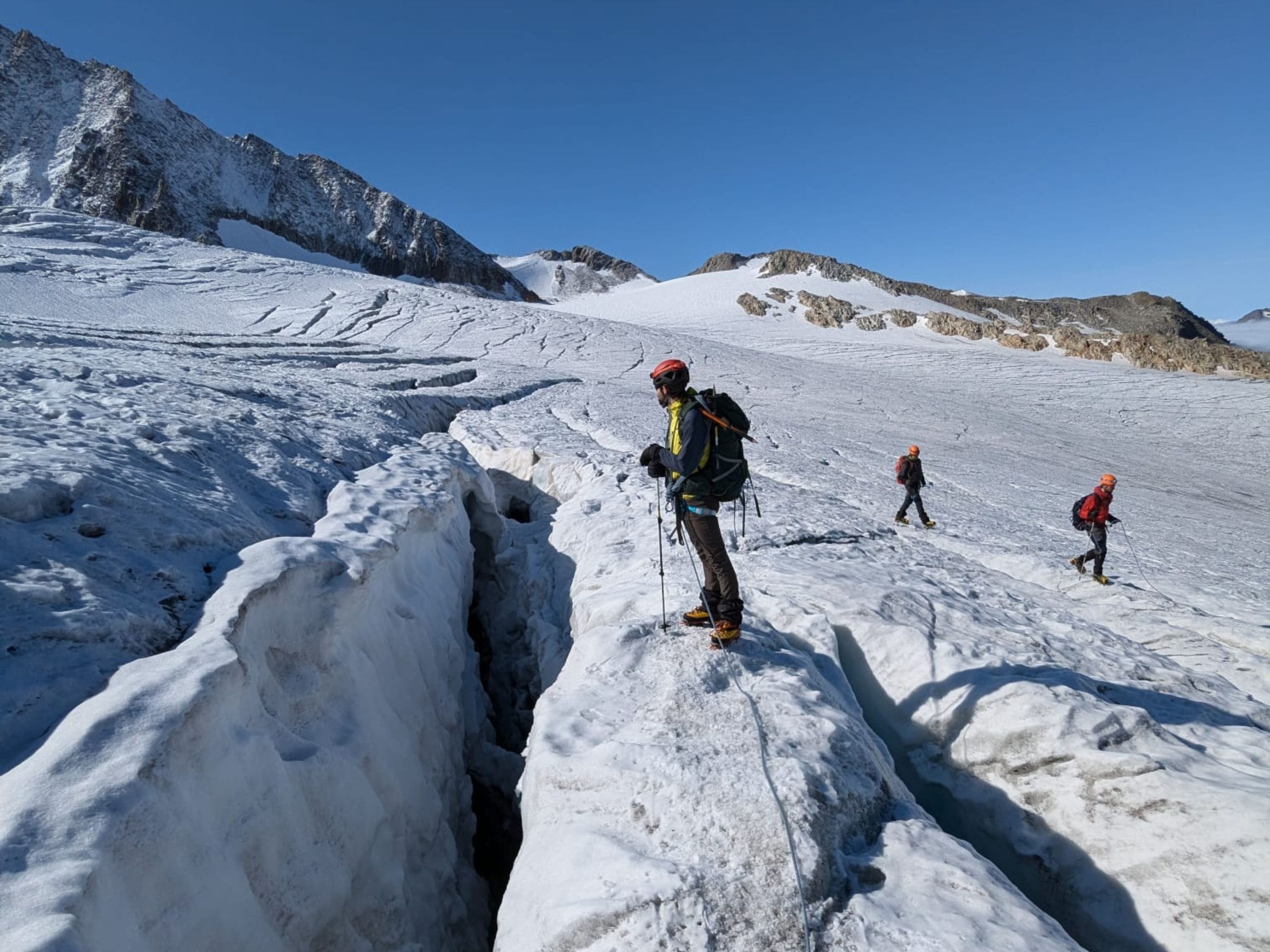 Stage d'alpinisme à Chamonix-Mont-Blanc.