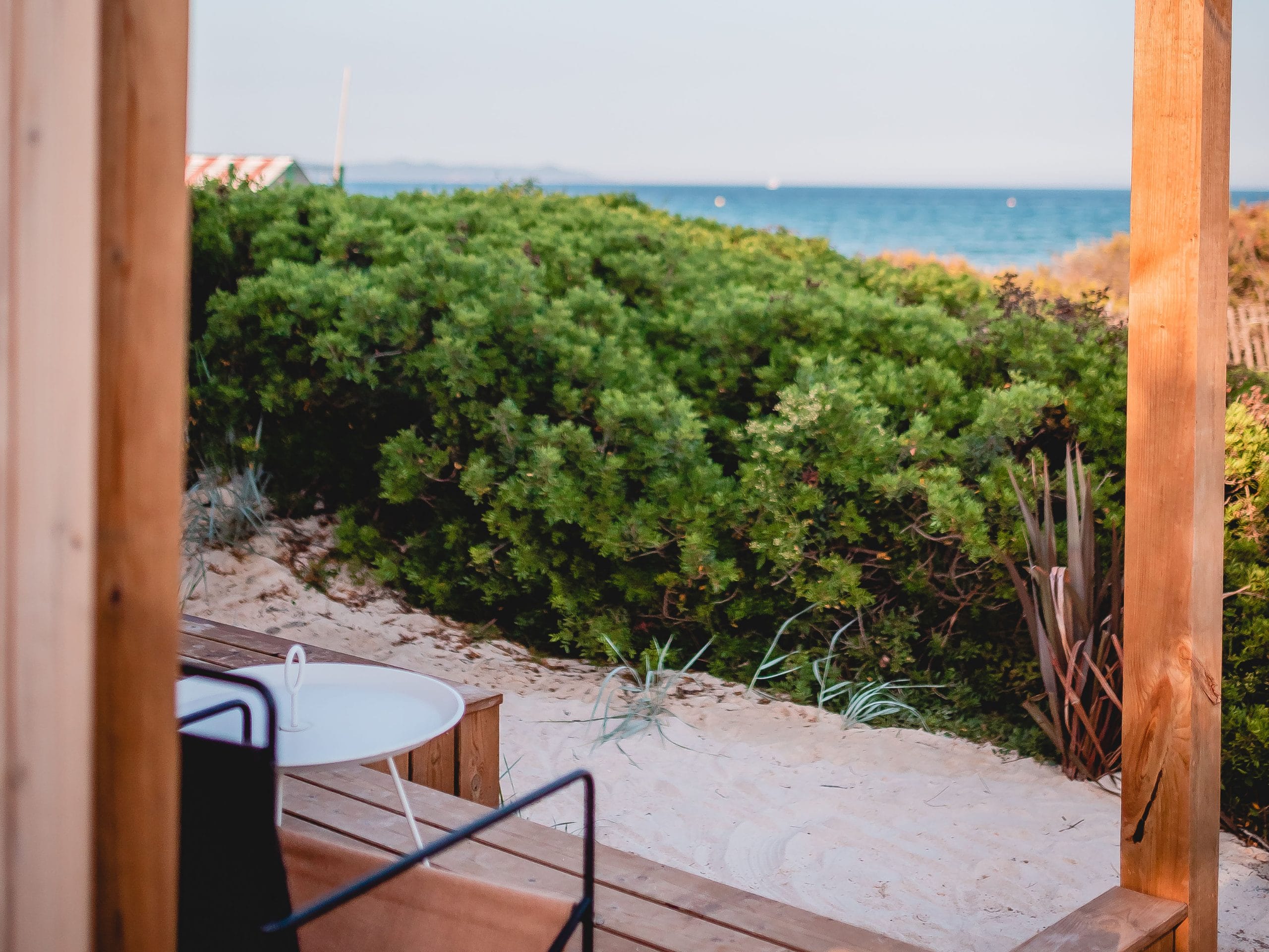 Hébergement de vacances à côté de la mer.