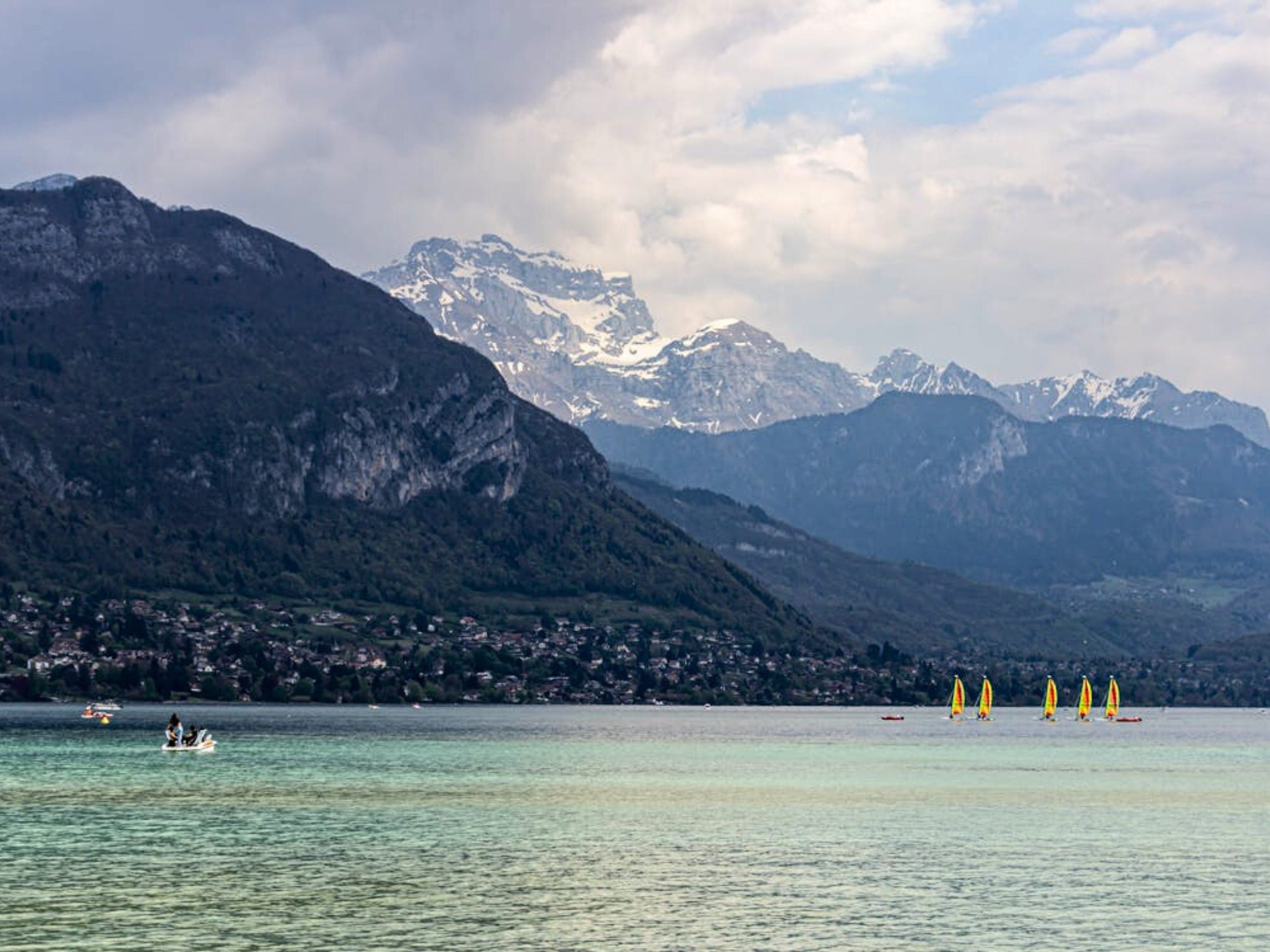 Lac d'Annecy en hiver