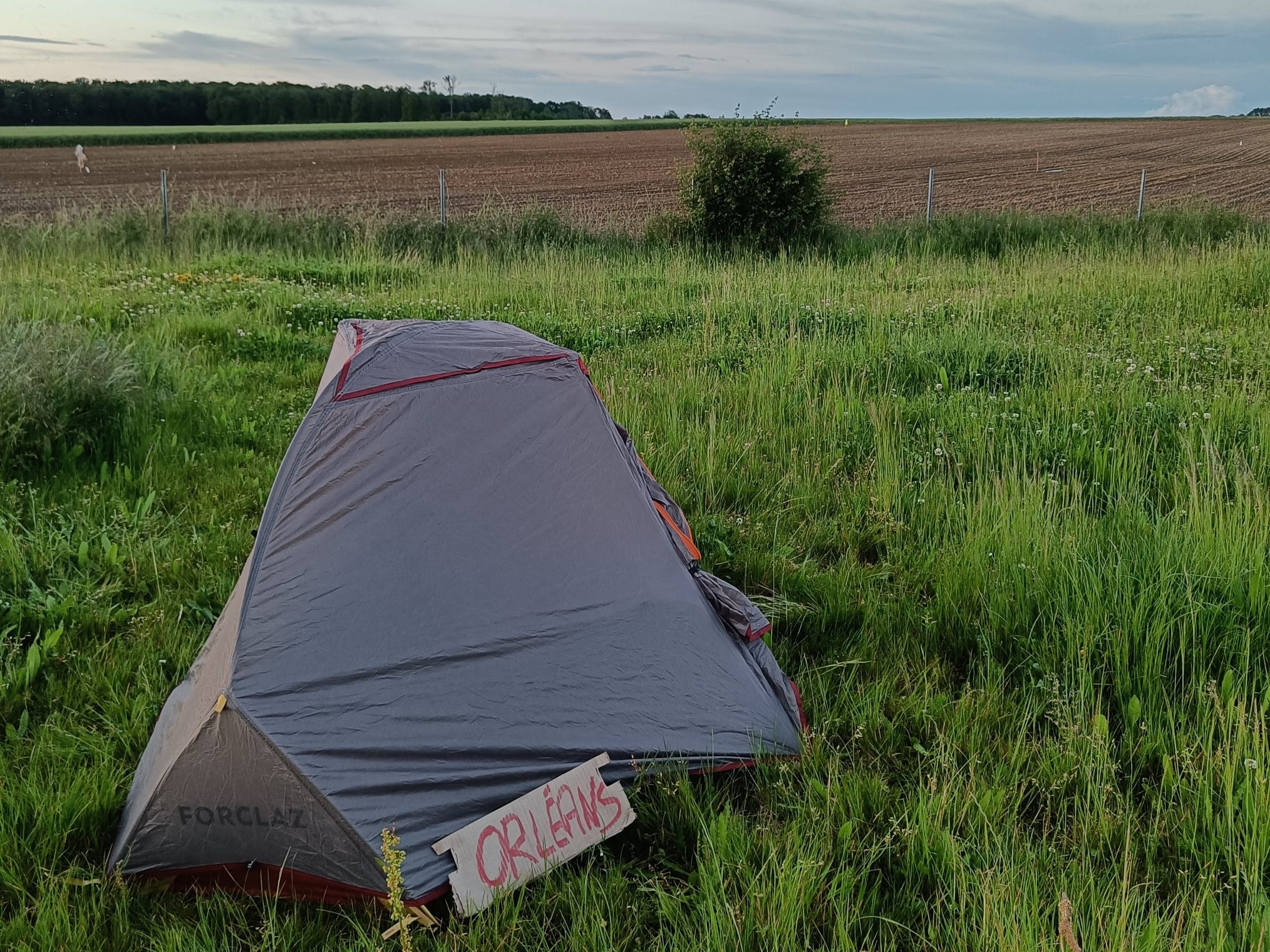 Bivouac pour aller à Orléans