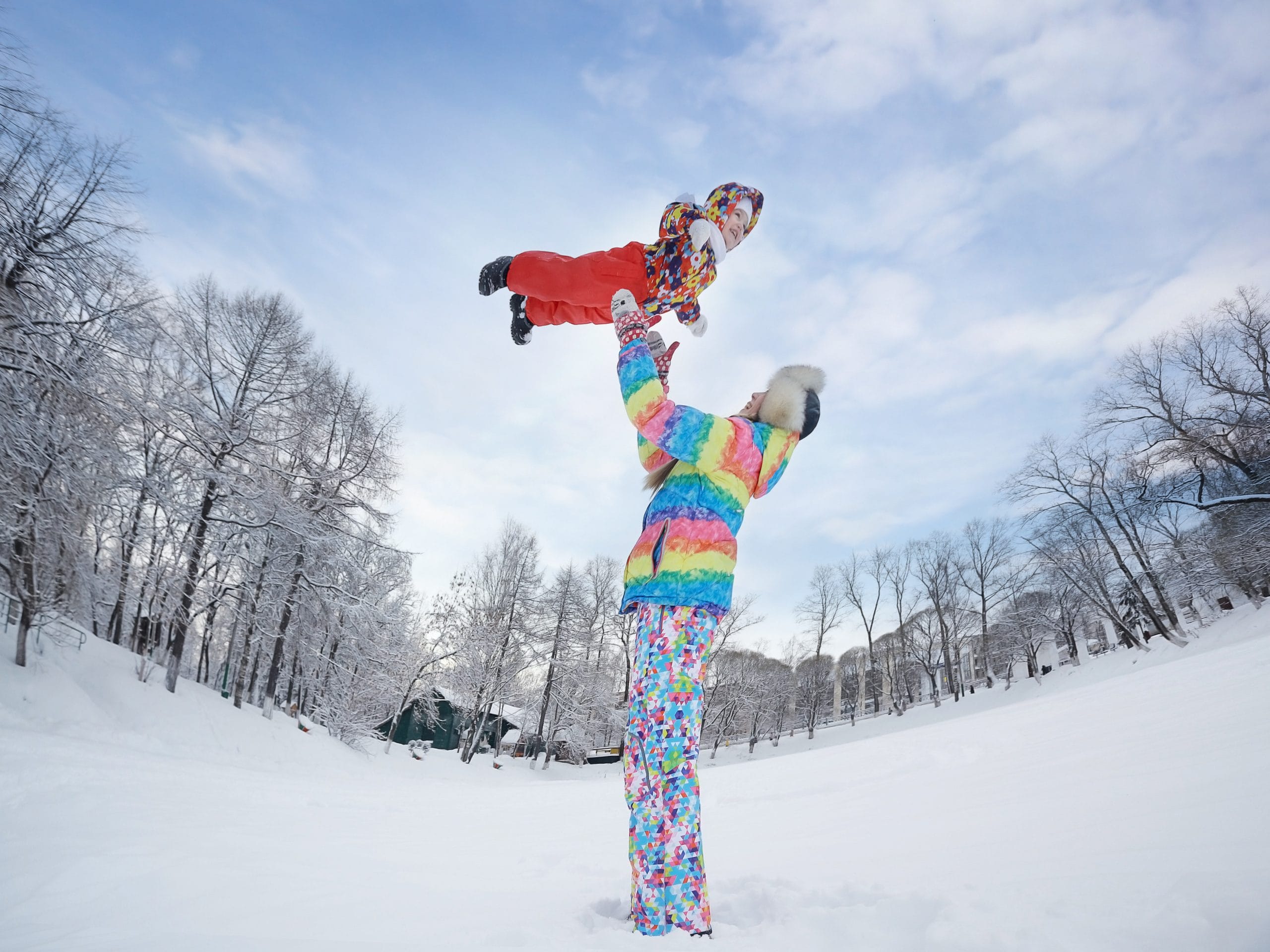 Jouer dans la neige