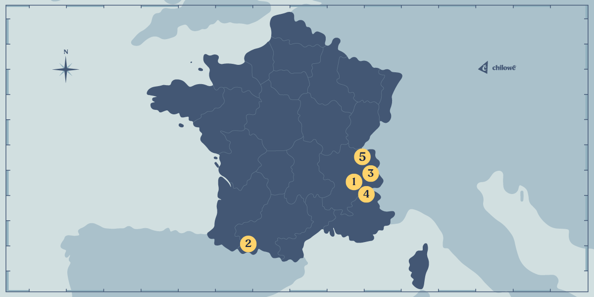 Carte des refuges