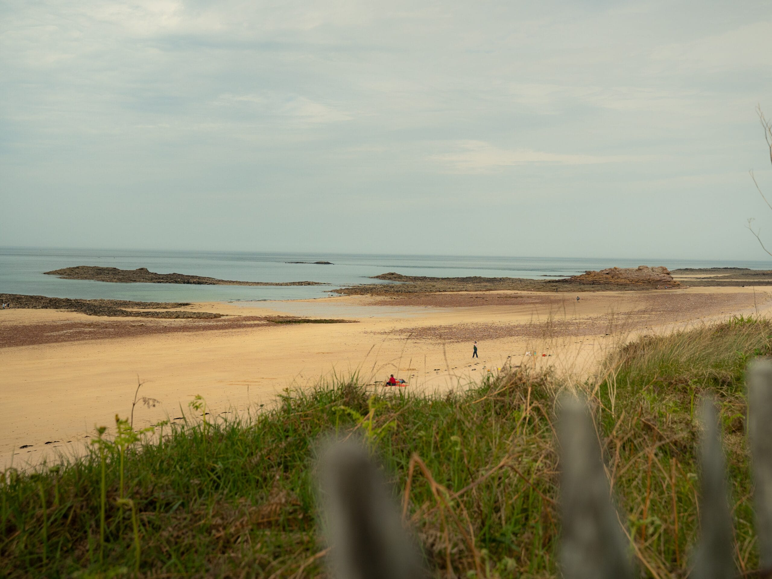 Vue sur la plage du Guen
