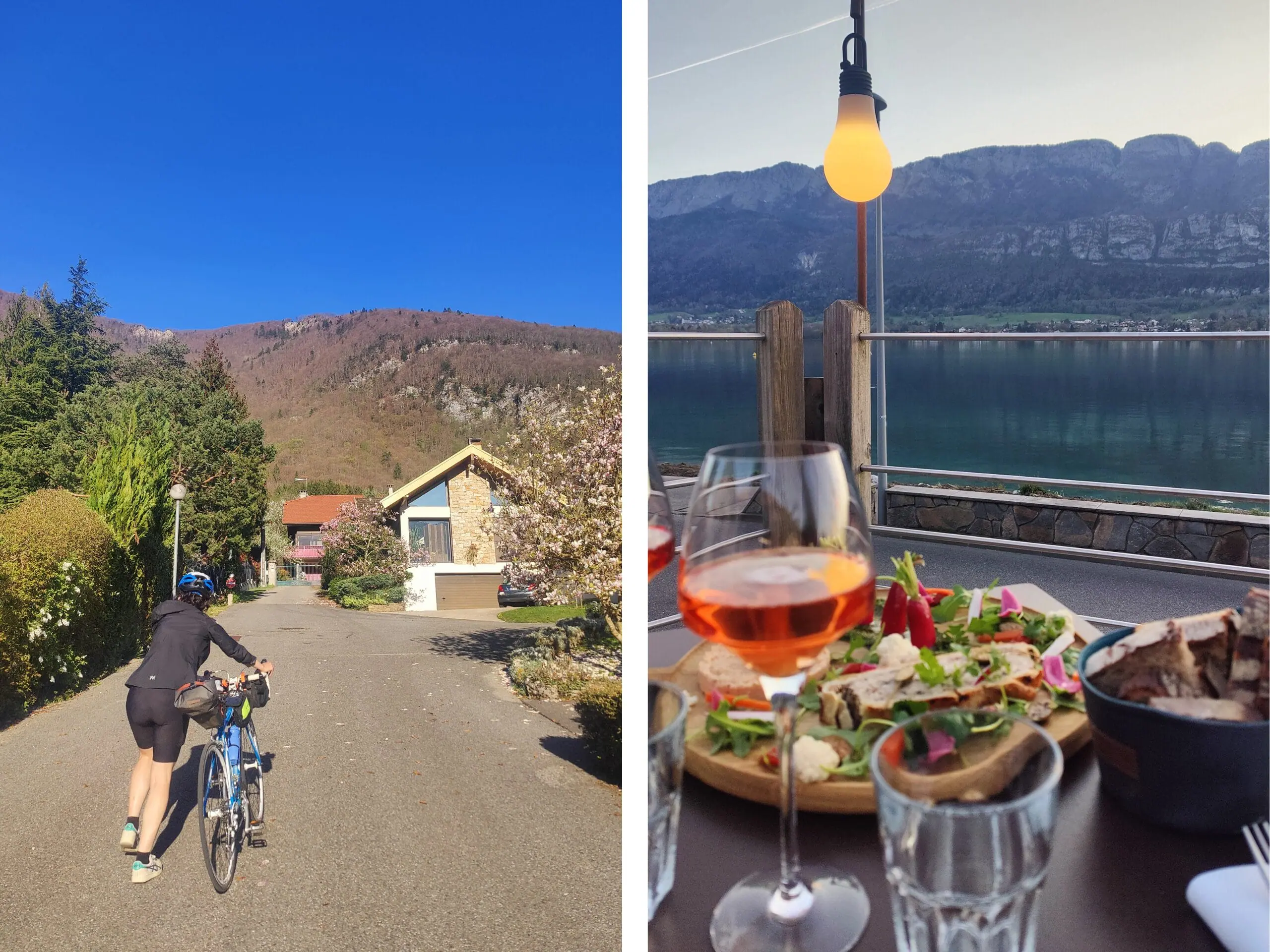 Arrivé à la chambre d'hôtes et repas du soir