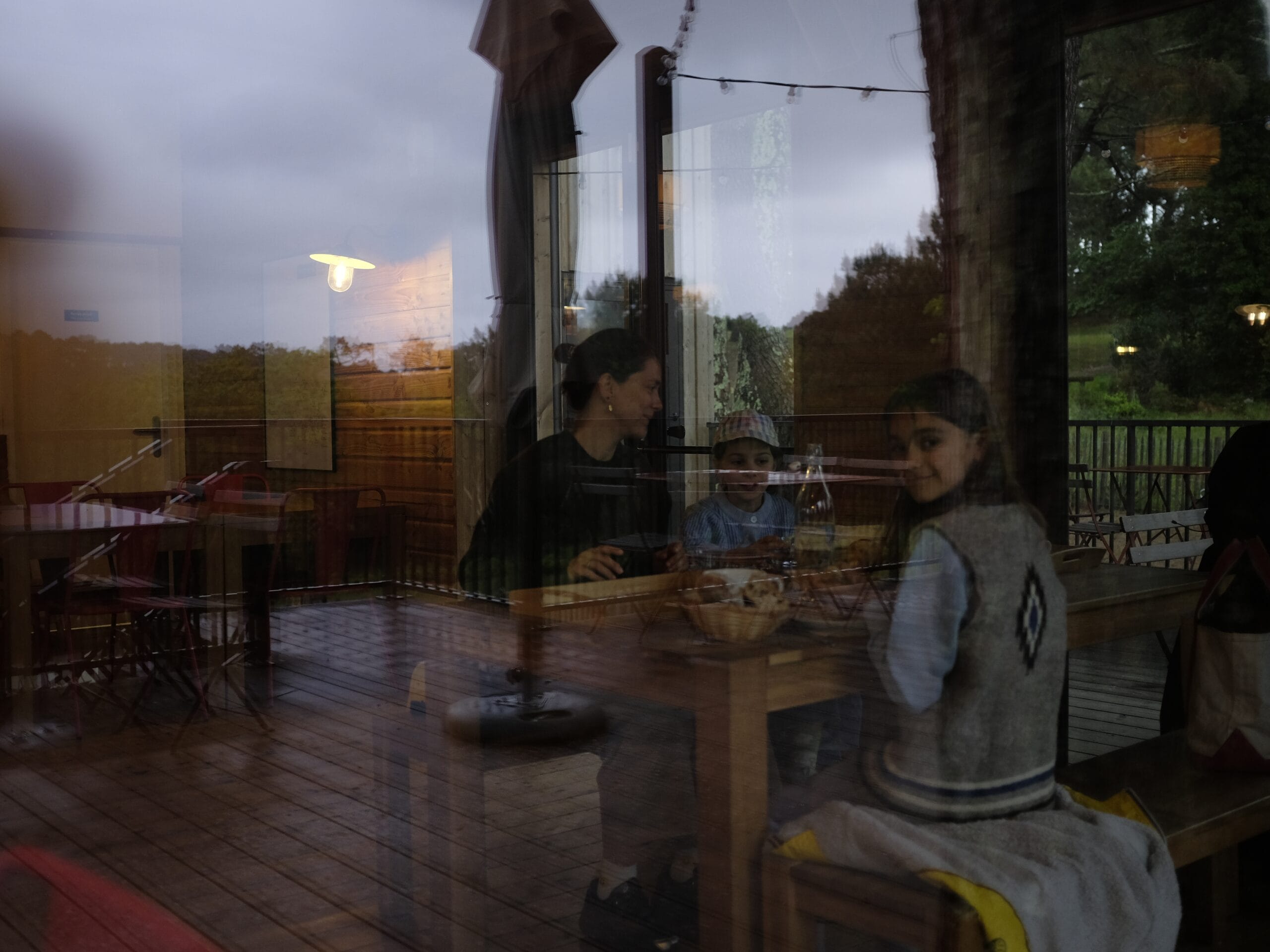 Petit déjeuner au camping