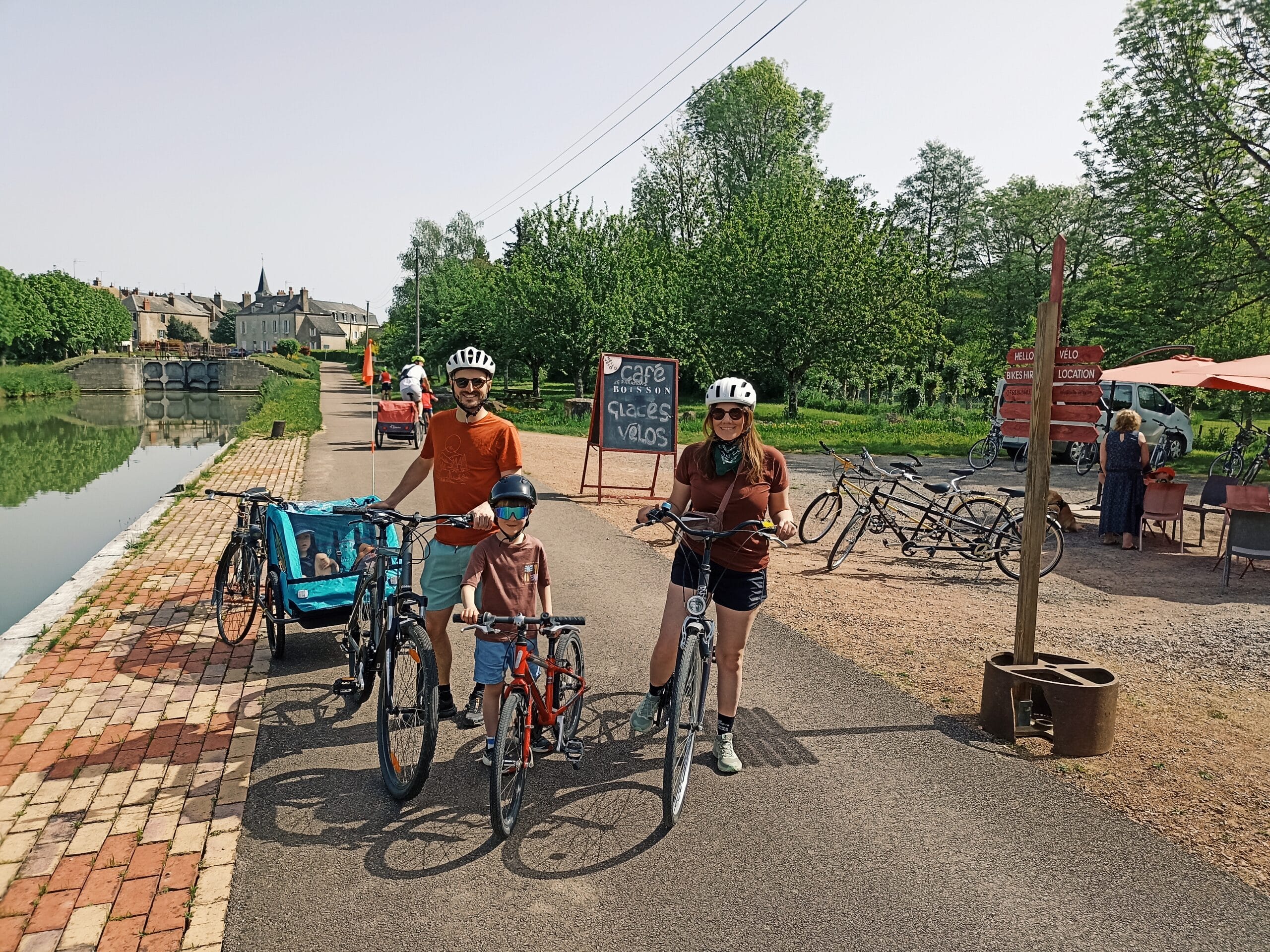 La nini family en vélo