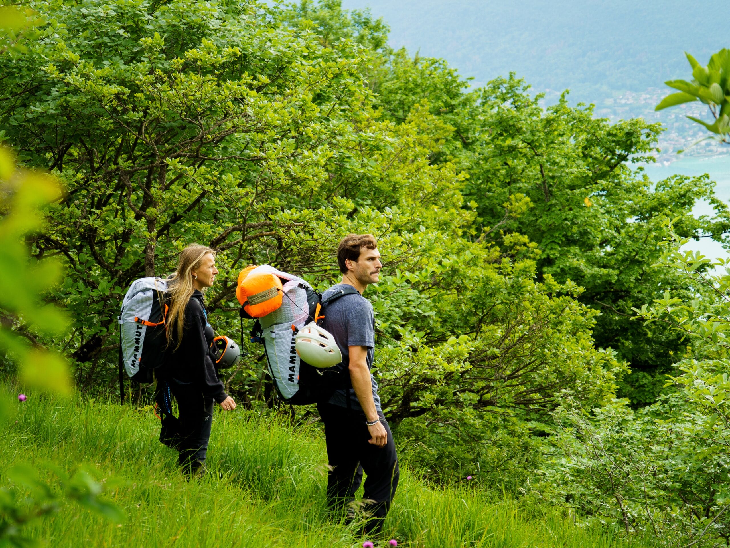 Retour à Annecy dans la forêt