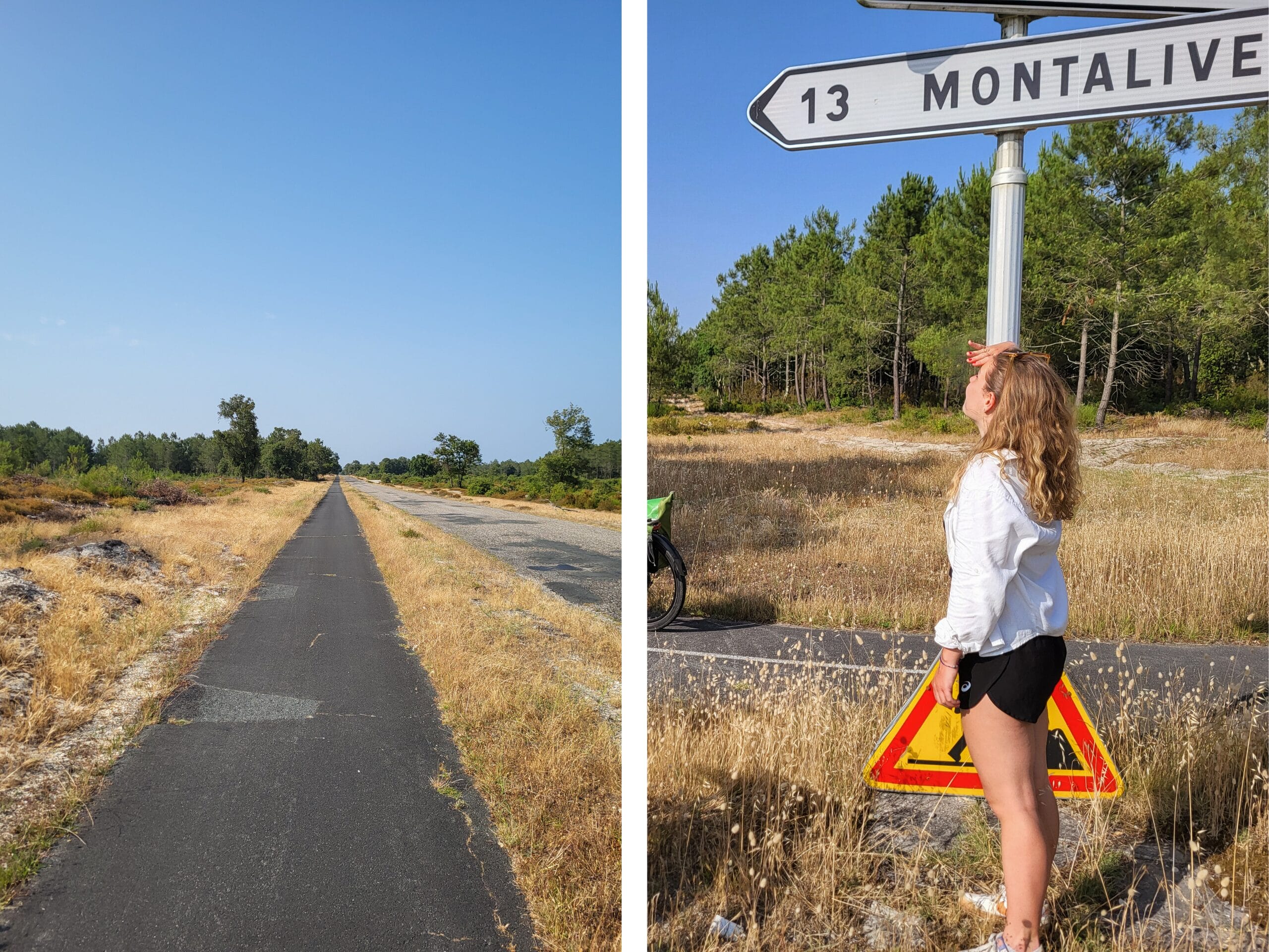 Sur la route de Montalivet