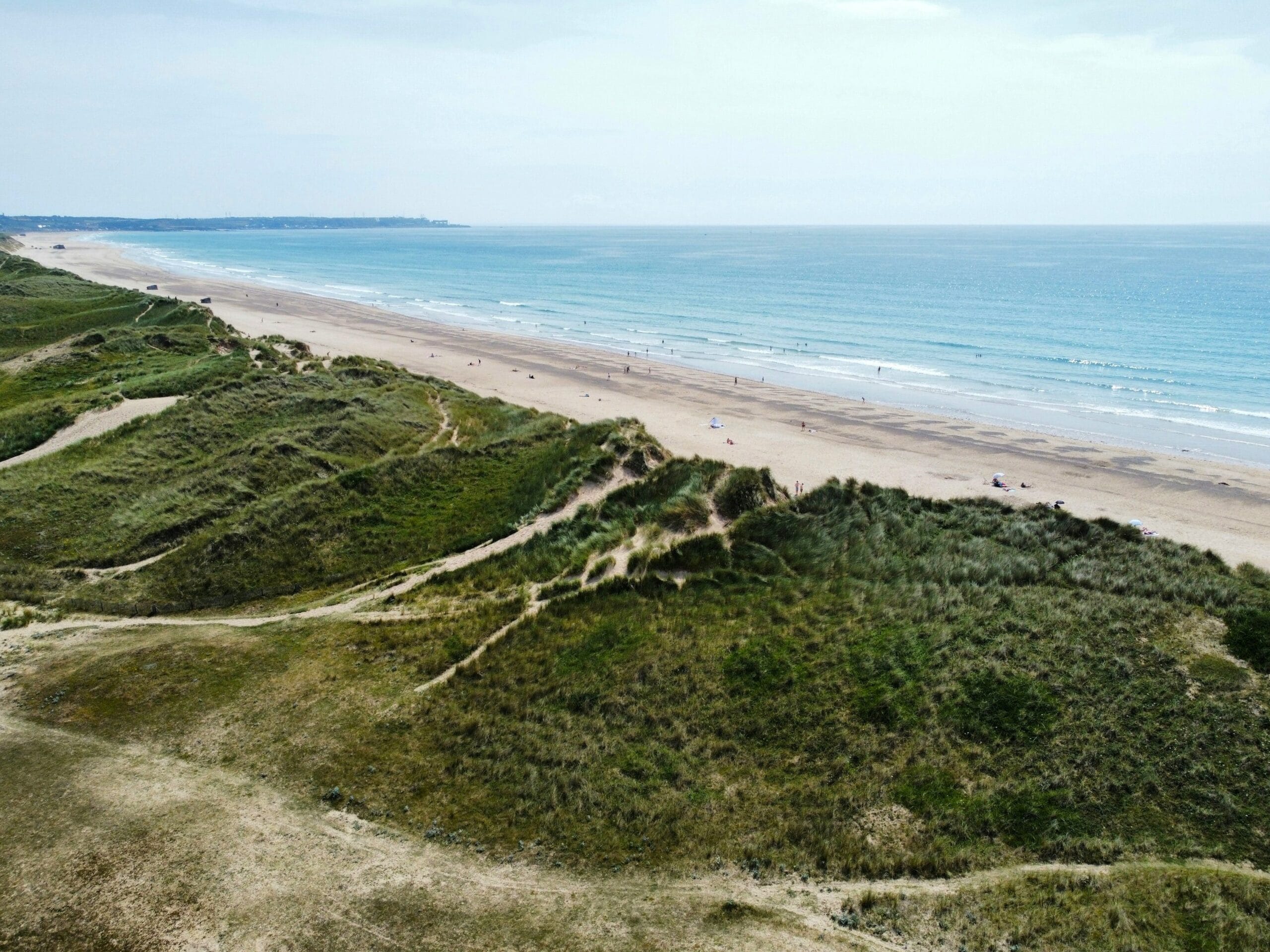 Plage en France l'été