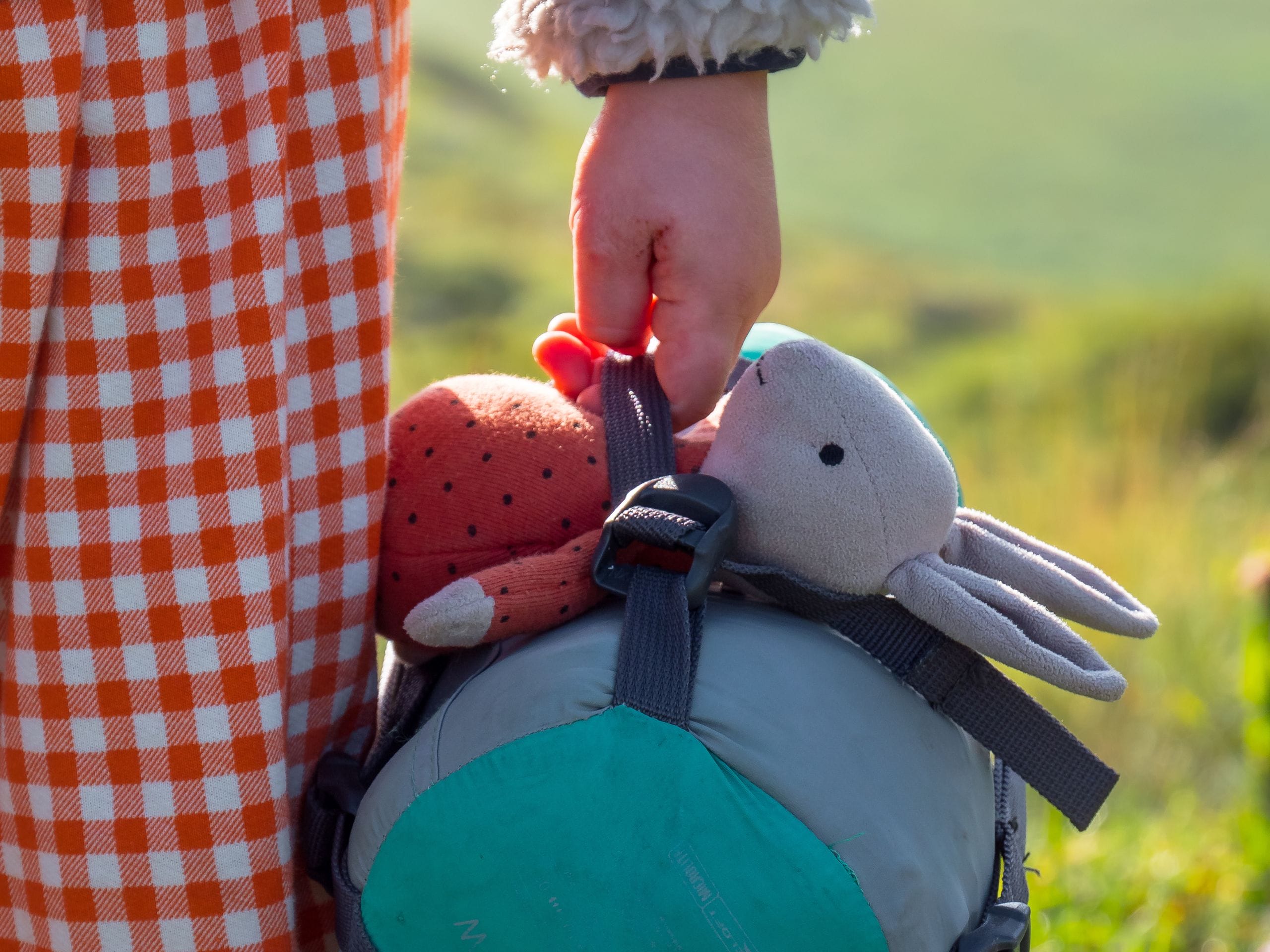 Sac de couchage et doudou