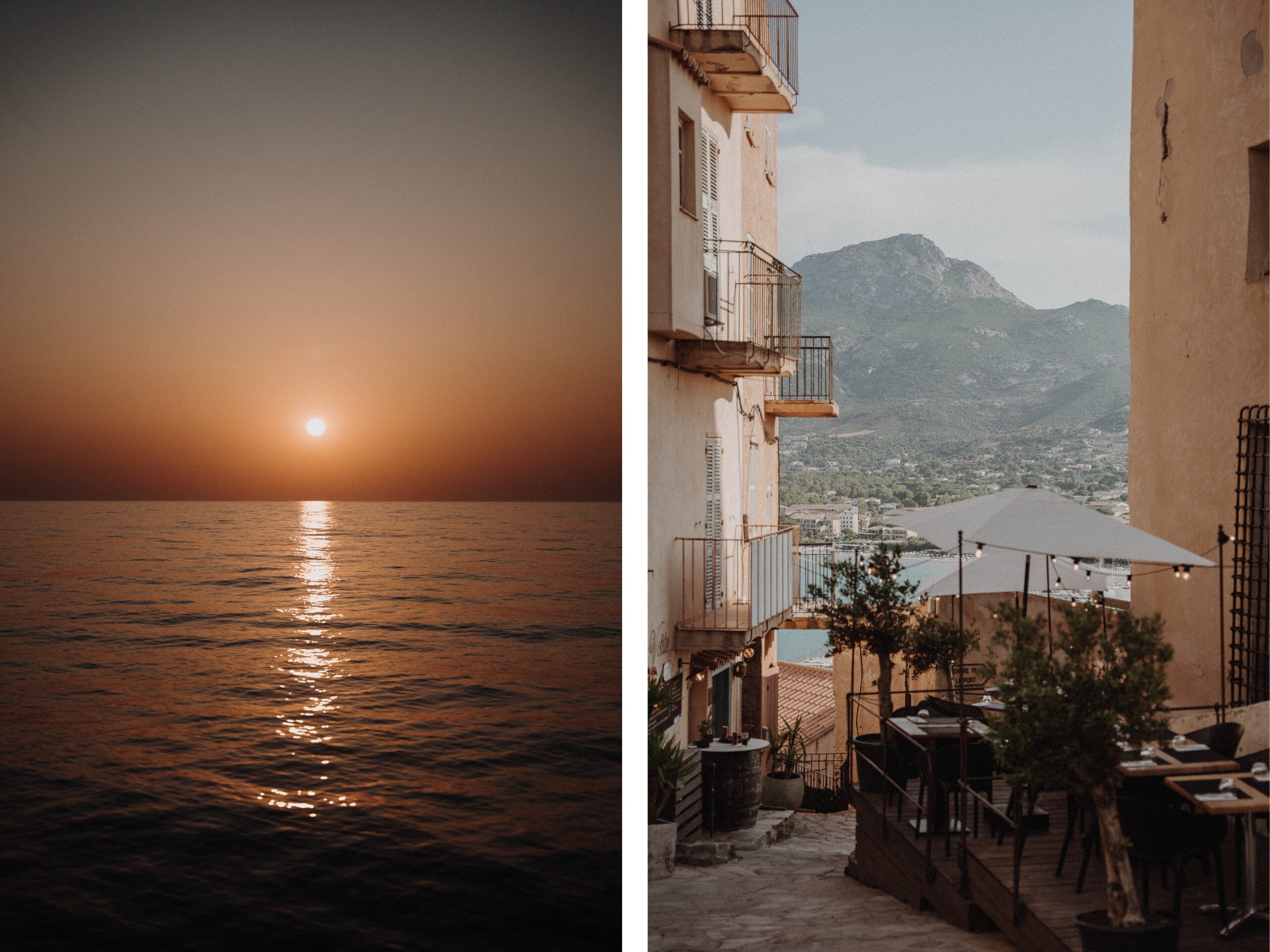 Coucher du soleil à Calvi