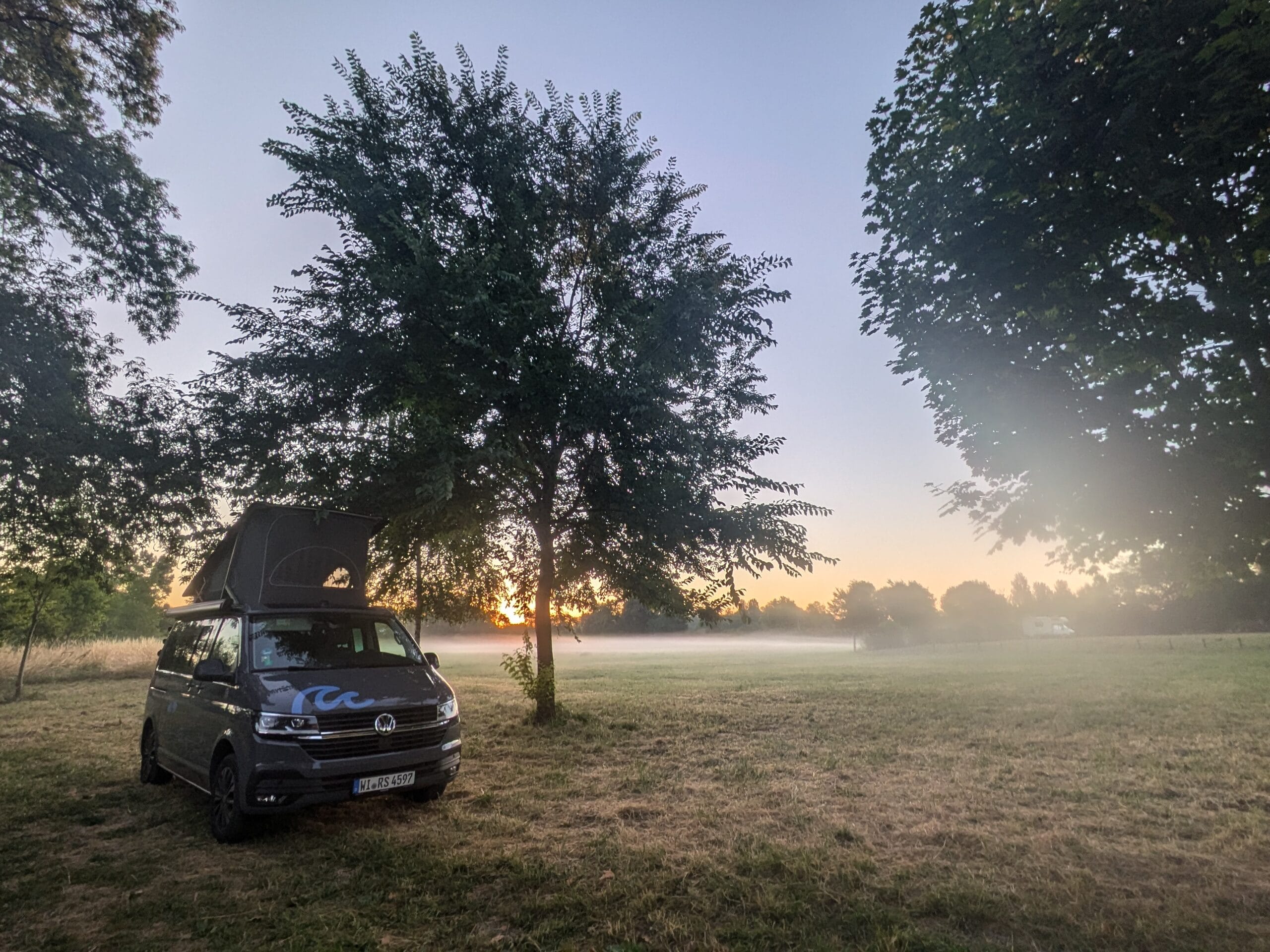 Lever de soleil à Aubeterre