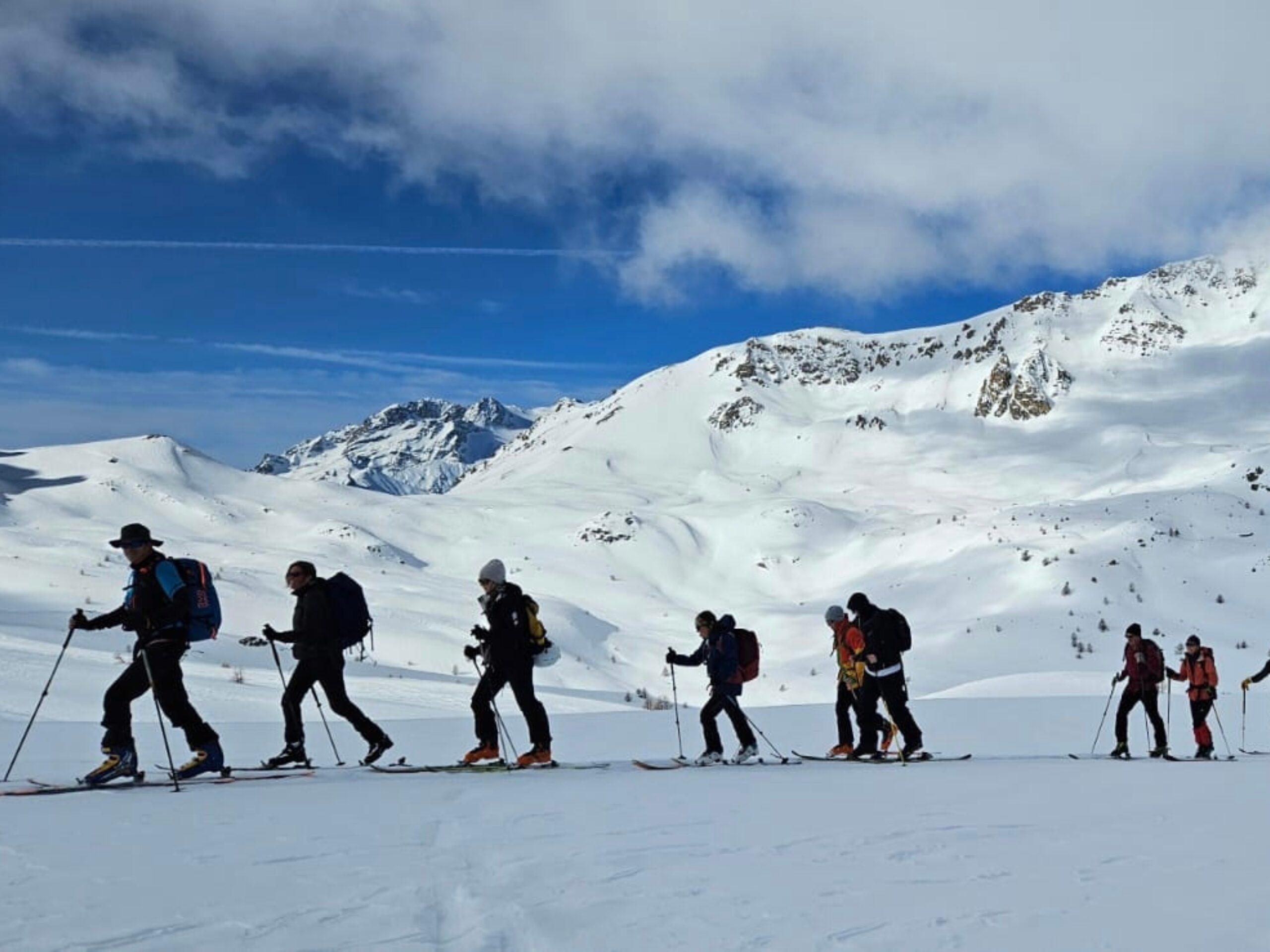Ski de rando en famille 