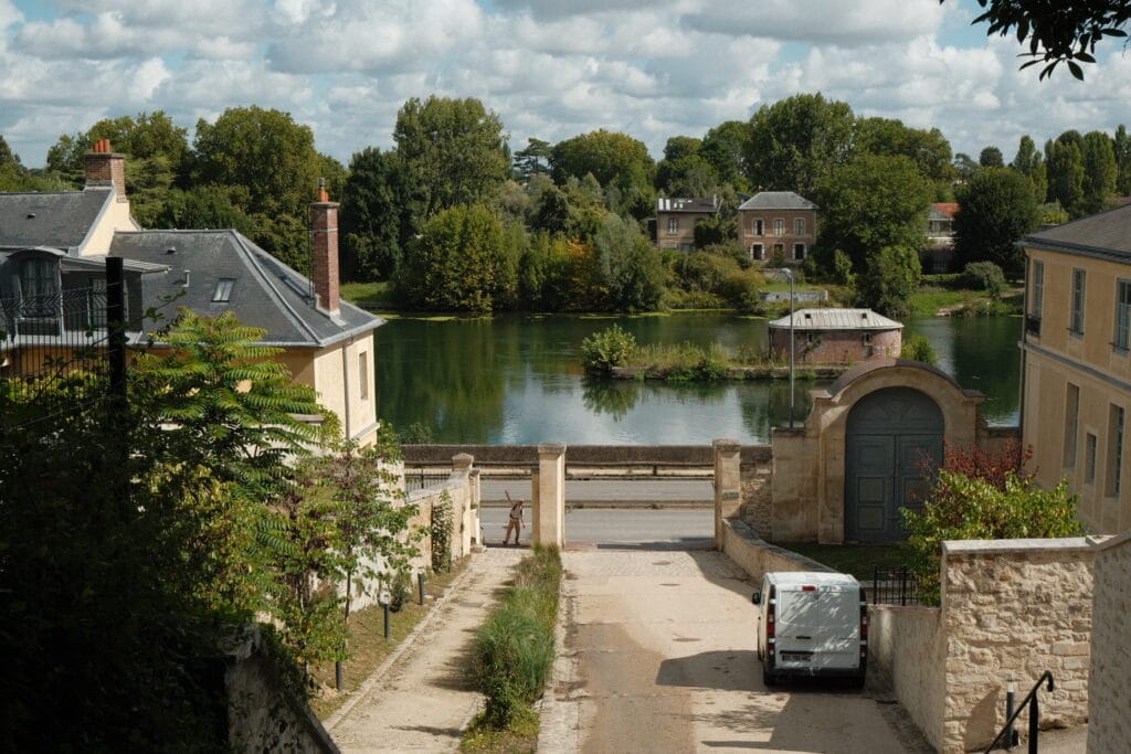 topo Saint Germain Boucles de Seine 3 arrivée sur la seine